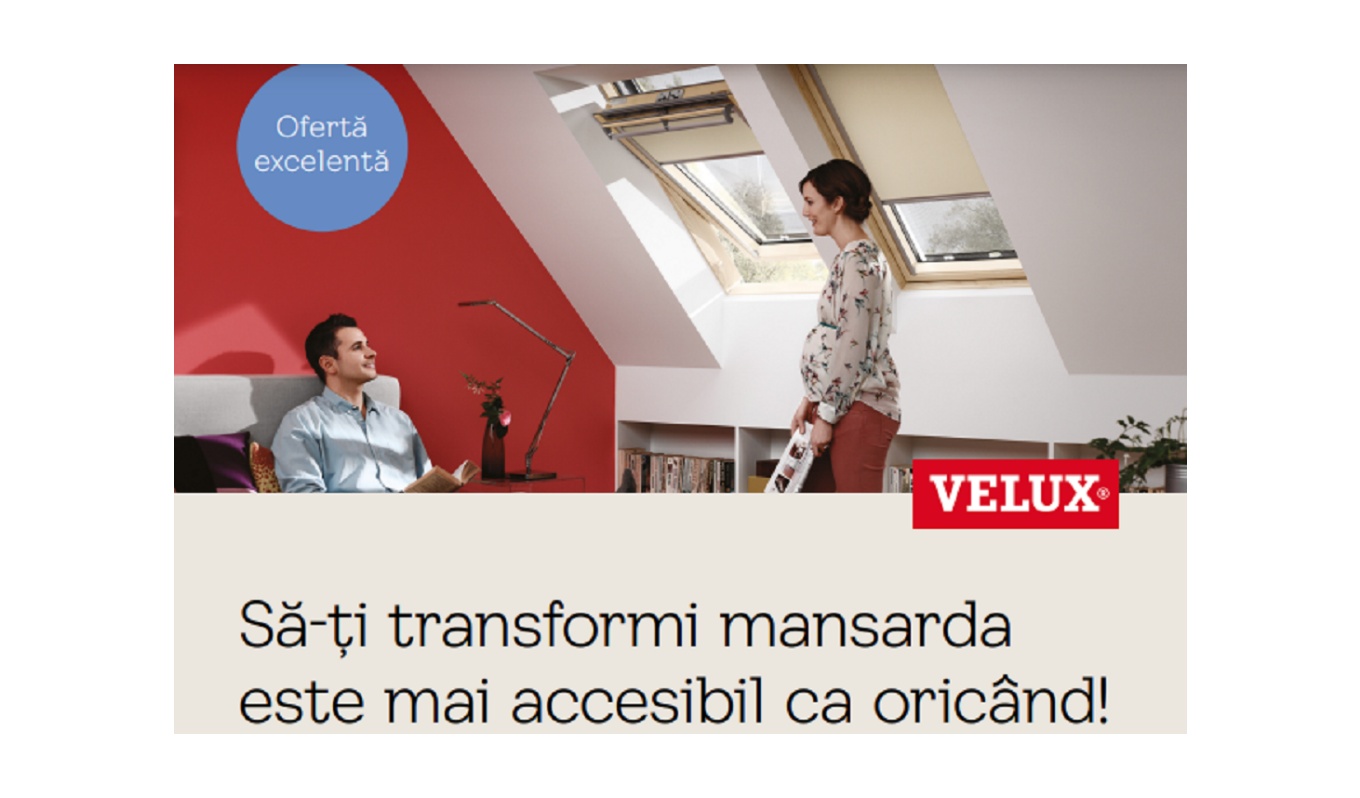 [P] ​Transformă-ți mansarda și bucură-te de oferta specială pentru anotimpul răcoros cu VELUX