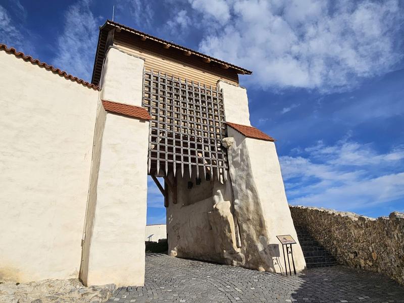 Poarta de intrare in cetatea Feldioarei
