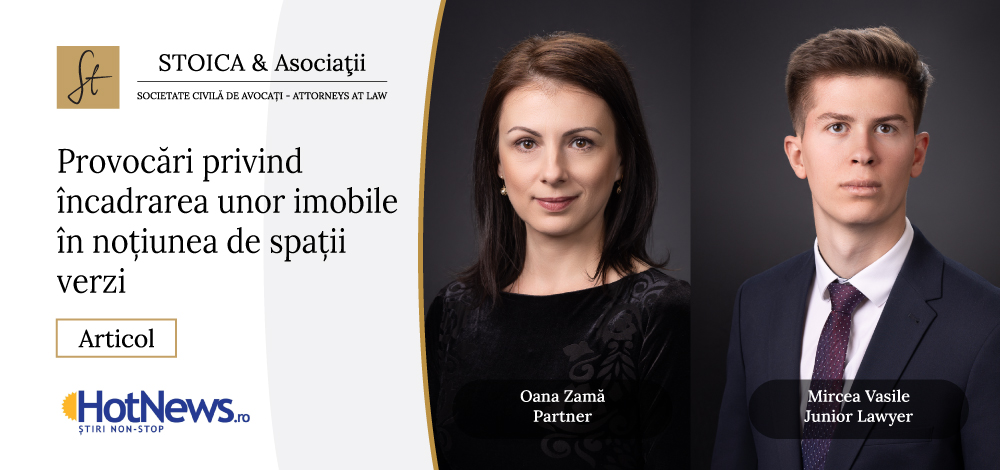Provocări privind încadrarea unor imobile în noțiunea de spații verzi