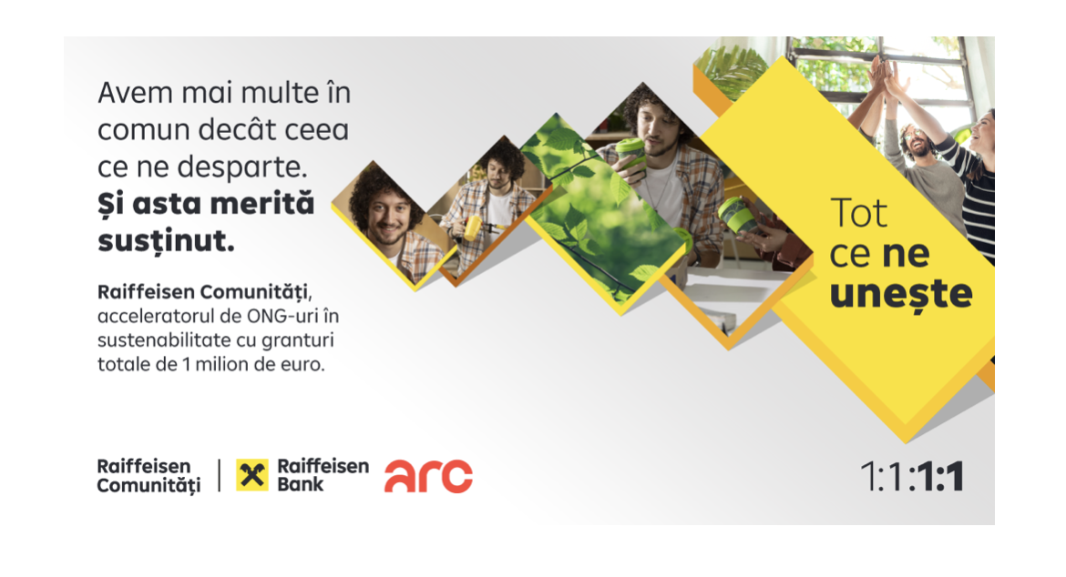 Programul Raiffeisen Comunități oferă granturi totale în valoare de 1 milion de euro. Ce ONG-uri se pot înscrie