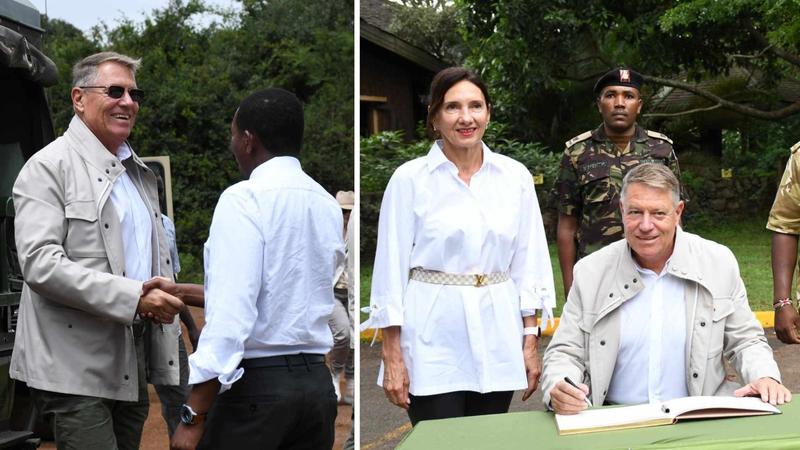 Klaus și Carmen Iohannis au vizitat un parc național în Kenya
