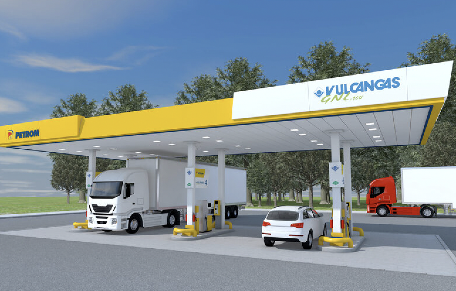 OMV Petrom și Vulcangas România: parteneriat pentru deschiderea primei stații de alimentare cu gaz natural lichefiat (GNL) și comprimat (GNC) in rețeaua Petrom