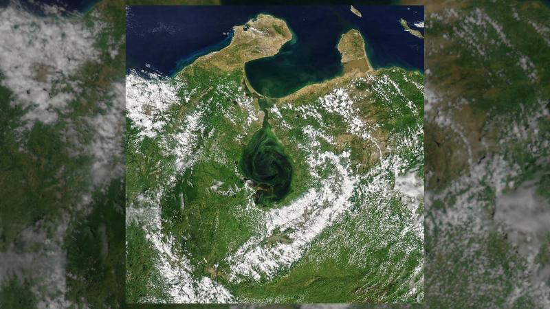 Lacul Maracaibo, imagine din spațiu