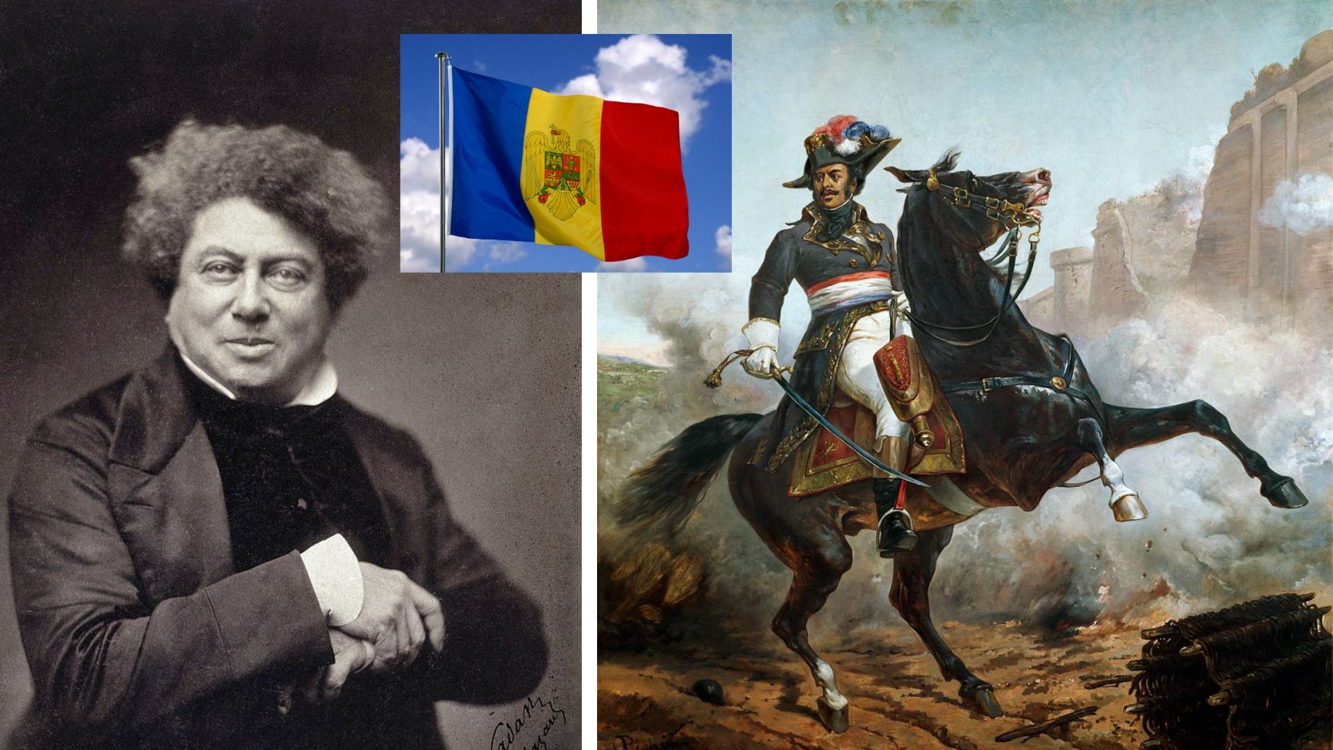 fanatik.ro: Prima țară care a avut tricolorul ca drapel. Legătura dintre Alexandre Dumas și steagul albastru-galben-roșu ​