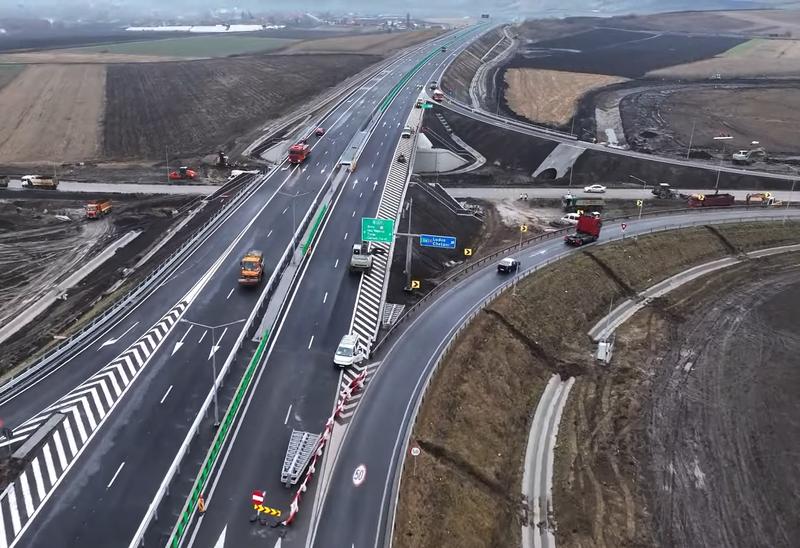 Autostrada Chetani - Campia Turzii inainte de deschidere