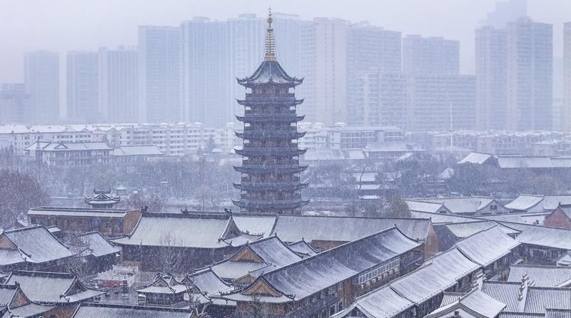 Iarna in China