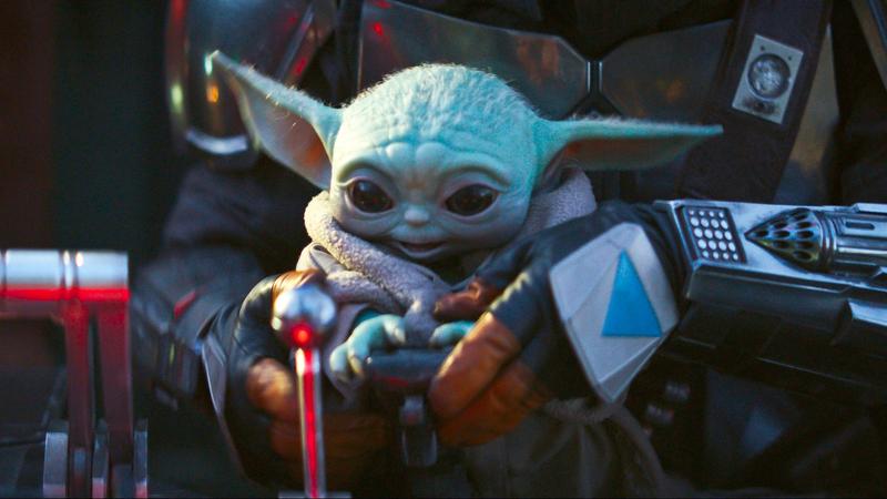 Baby Yoda in serialul The Mandalorian al francizei Star Wars