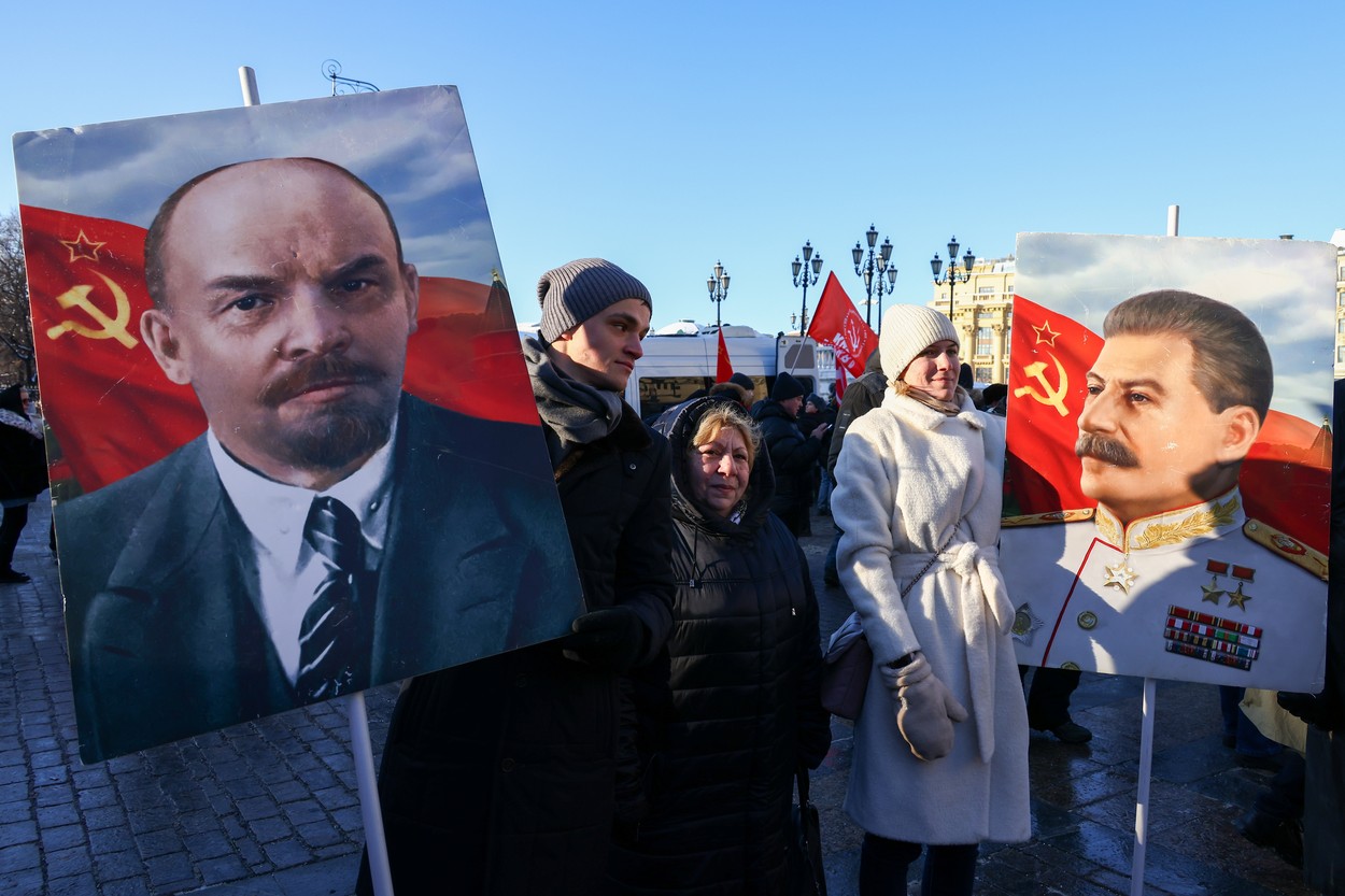 La Moscova, nostalgicii lui Lenin au comemorat 100 de ani de la moartea sa / „Țara noastră se află pe marginea prăpastiei”