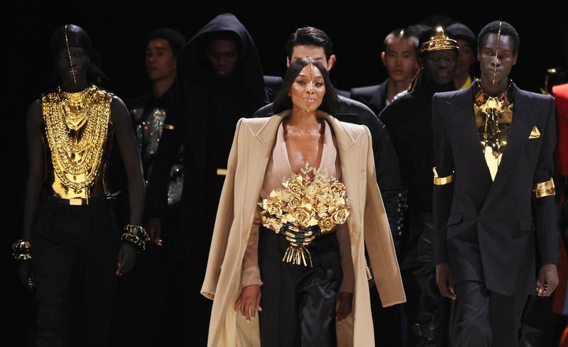 Naomi Campbell la Saptamana Modei de la Paris din ianuarie 2024