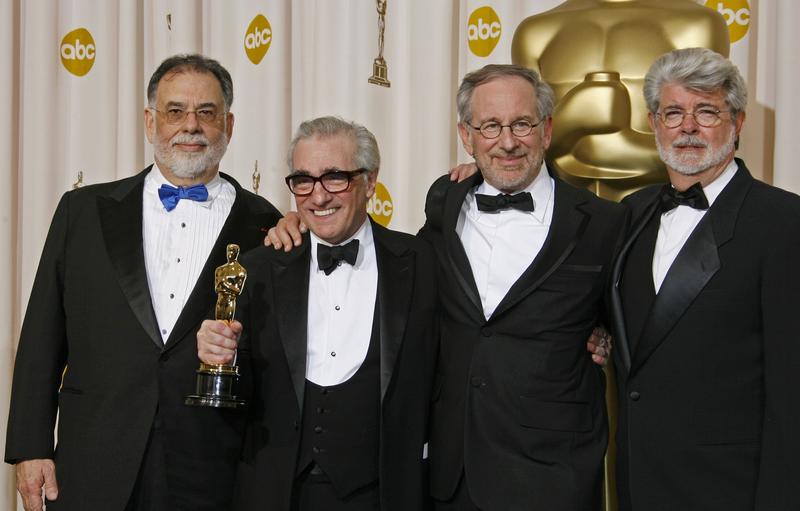 Francisc Ford Coppola, Martin Scorsese, Steven Spielberg si George Lucas in 2007, cand Scorsese a castigat primul si singurul sau Premiu Oscar pentru cel mai bun regizor