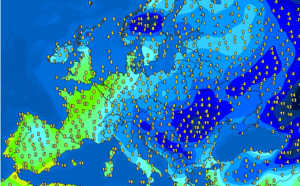 Un nou record de frig pentru 2024 în România - Unde au fost cu 26 de grade mai mult?