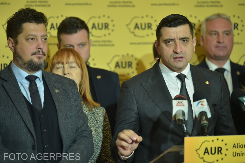 George Simion și alți trei lideri AUR, vizați într-un dosar pentru coruperea alegătorilor / Reacția liderului AUR