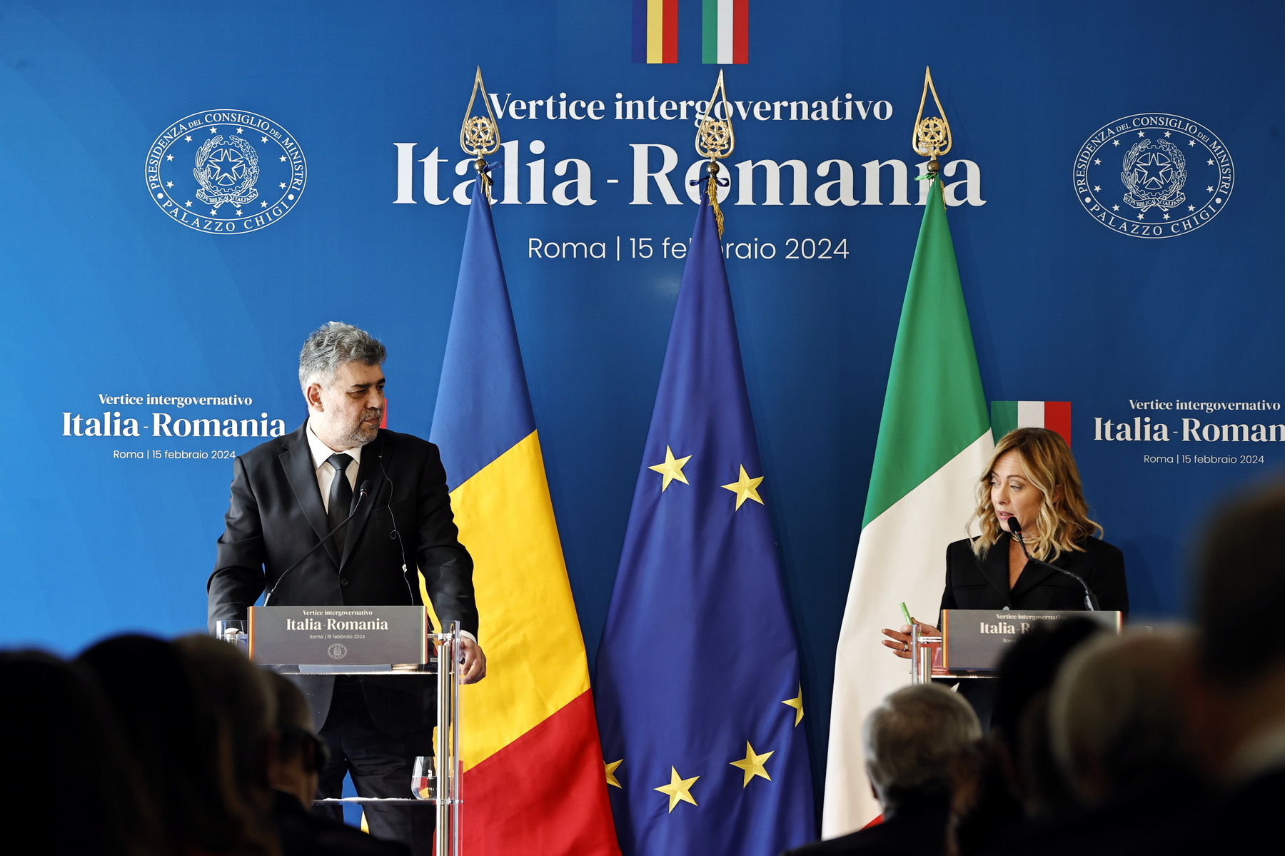 VIDEO Premierul Italiei, Giorgia Meloni, către Ciolacu: Este important ca deținuții condamnați definitiv să poată fi returnați în țara lor de origine
