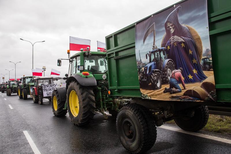 Protest al fermierilor polonez
