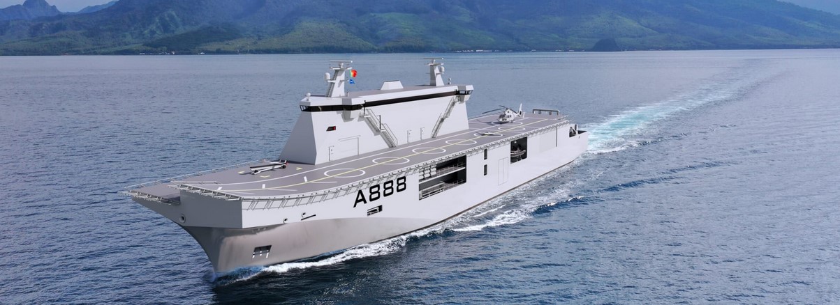 ​O navă „portavion de drone” ar putea fi construită la șantierul naval Galați de către Damen pentru marina portugheză