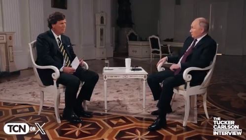 VIDEO Tucker Carlson, interviu cu Vladimir Putin: Liderul de la Kremlin exclude o invazie a Poloniei sau a Letoniei / „O înfrângere în Ucraina e imposibilă”