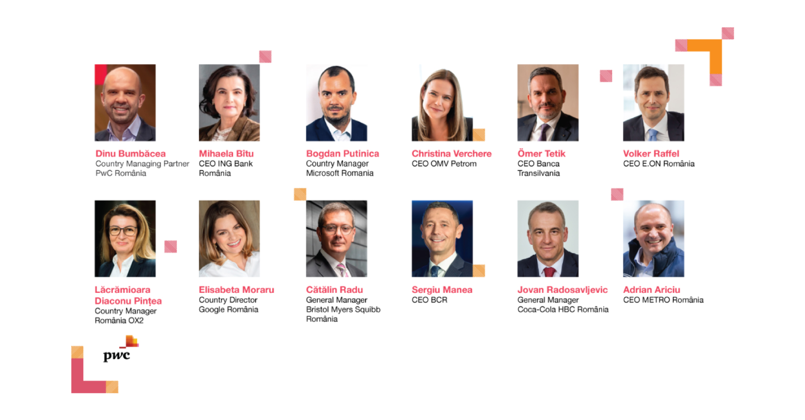 PwC CEO Survey 2024: 10 CEO de top din România vorbesc despre reinventarea afacerilor și impactul Inteligenței Artificiale
