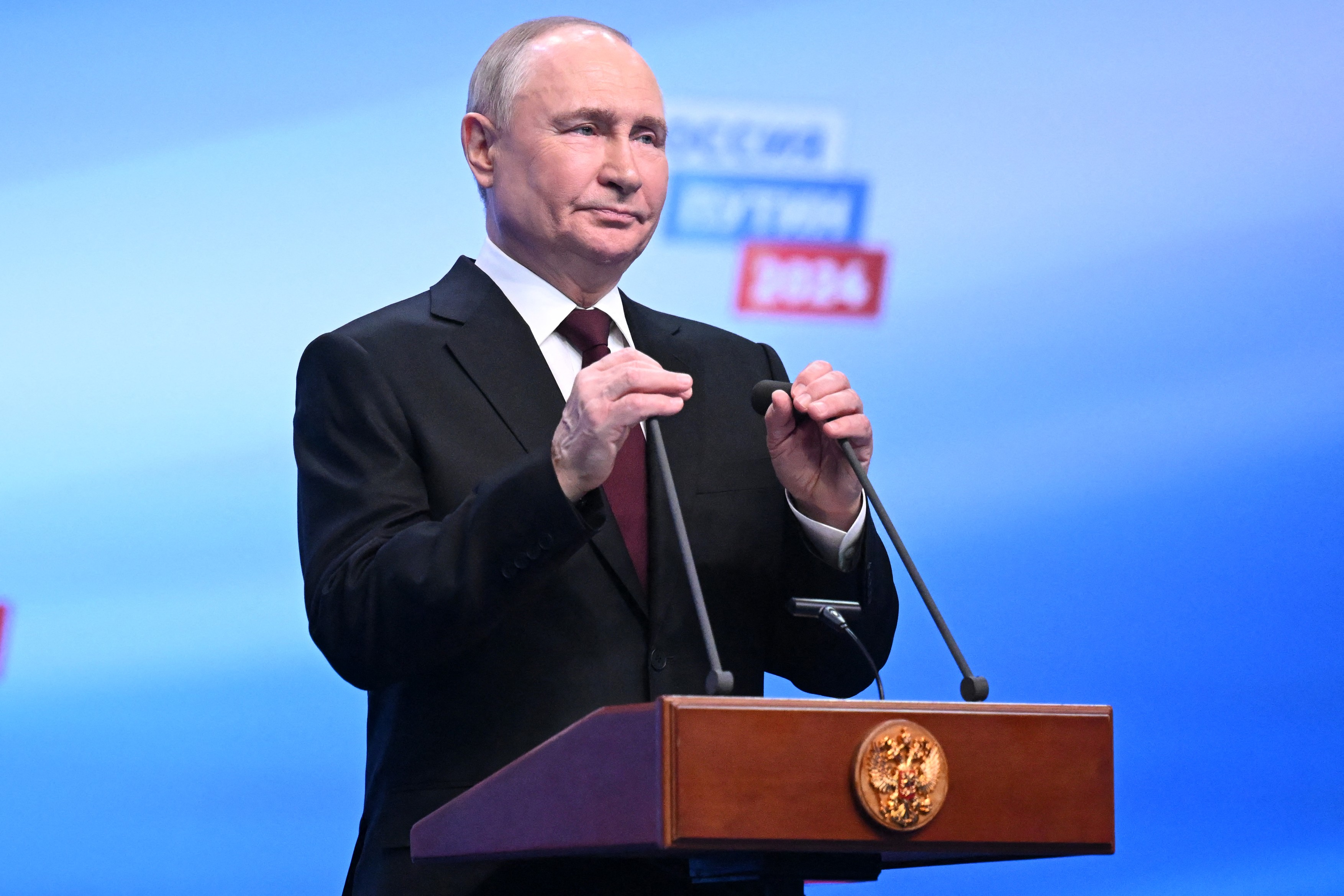Vladimir Putin a rostit pentru prima oară numele lui Navalnîi într-un mesaj cinic după victoria la alegerile prezidențiale