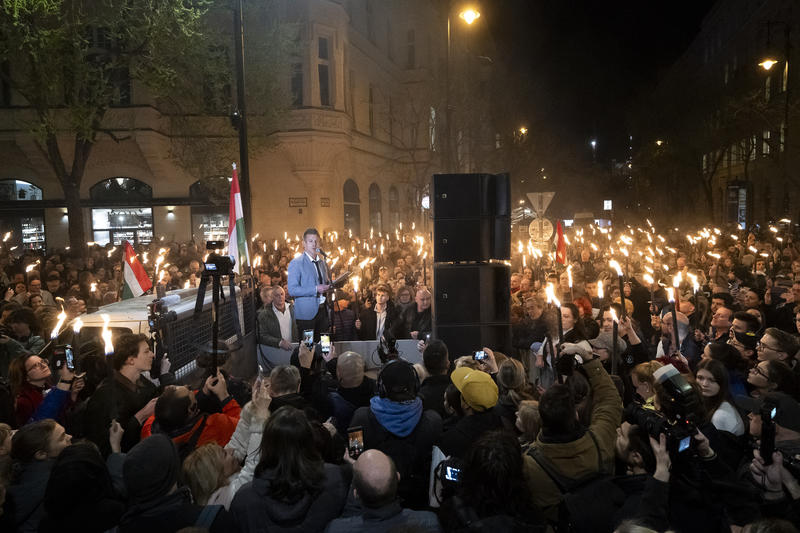 Proteste contra guvernului in Ungaria