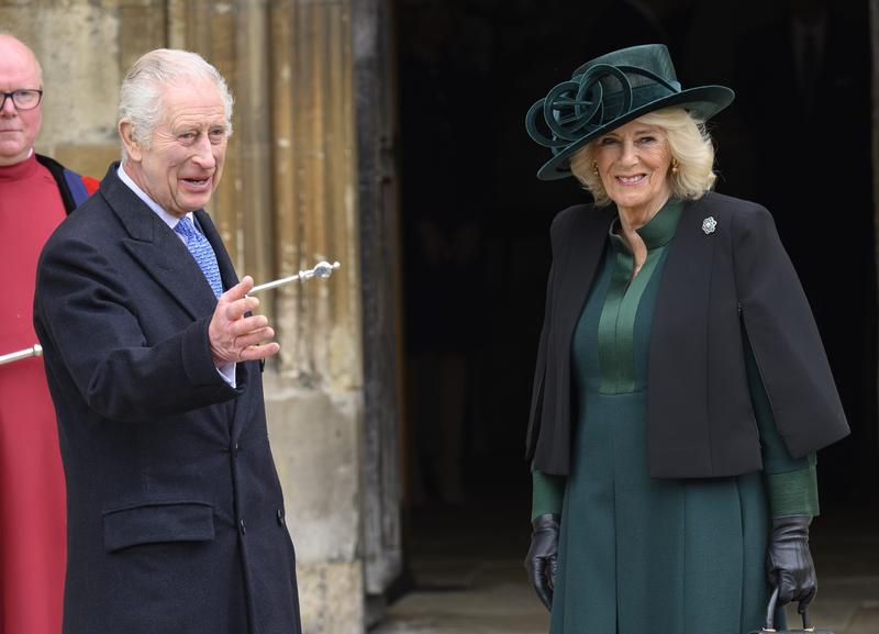 Regele Charles și regina Camilla au participat la slujba de Paște