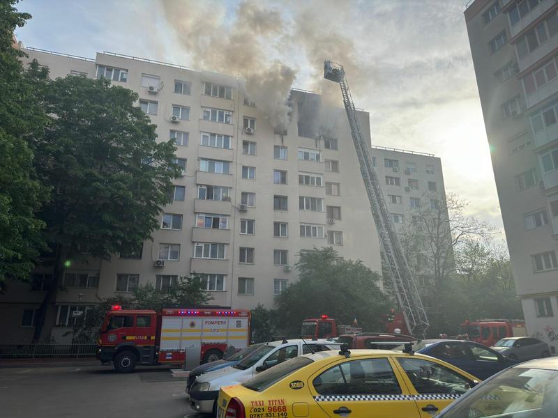 Incendiu în Sectorul 3 din București