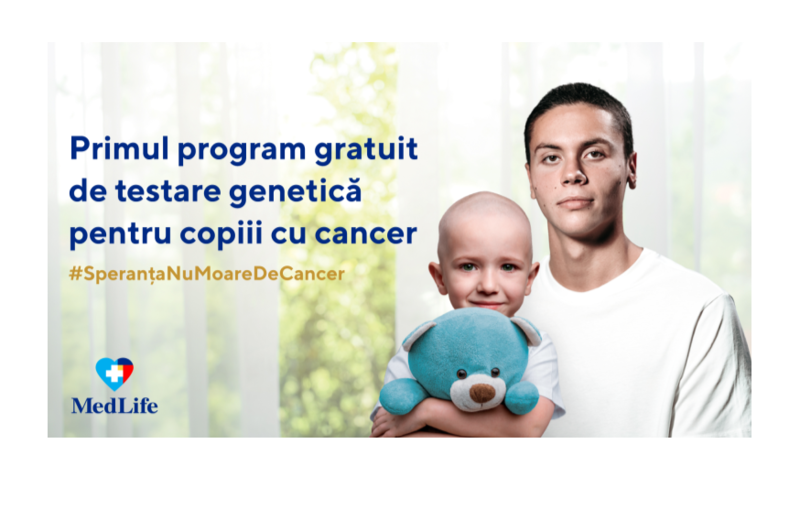 Testare genetică gratuită în cadrul programului #SperanțaNuMoareDeCancer