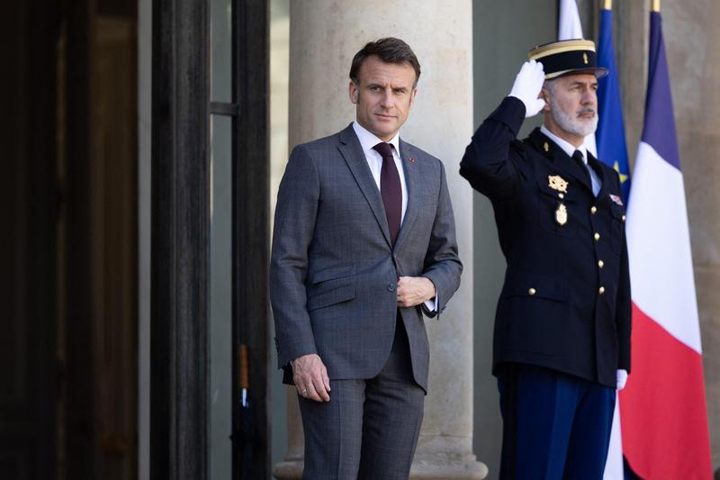 Emmanuel Macron la Palatul Elysee