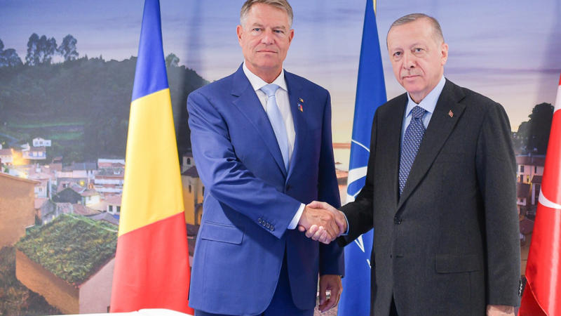 Klaus Iohannis și Recep Tayyip Erdoğan