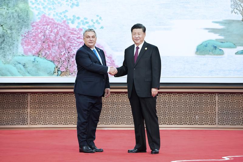 Viktor Orban și Xi Jinping la Beijing