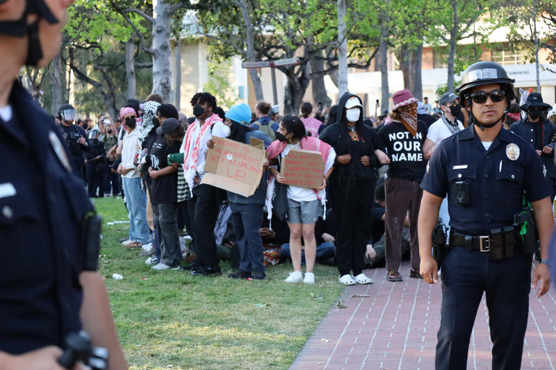 Protest pro-palestienieni în campusul Universității California de Sud