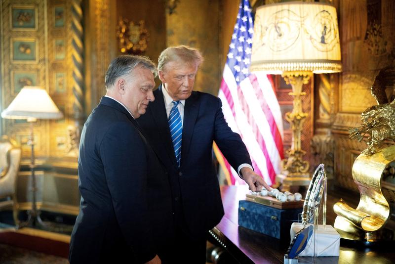 Viktor Orban, într-o întâlnire din martie cu Donald Trump
