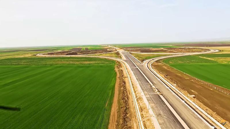 Autostrada Moldovei A7 - filmata din avion