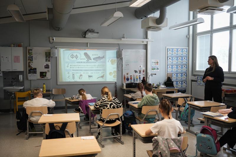 Școală cu lecții de limba rusă în Lappeenranta, Finlanda