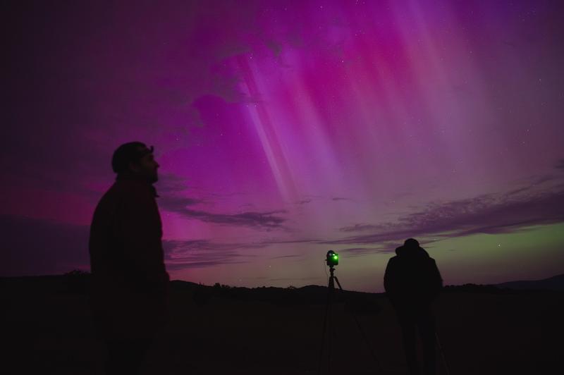 Aurora boreală văzută în Slovacia
