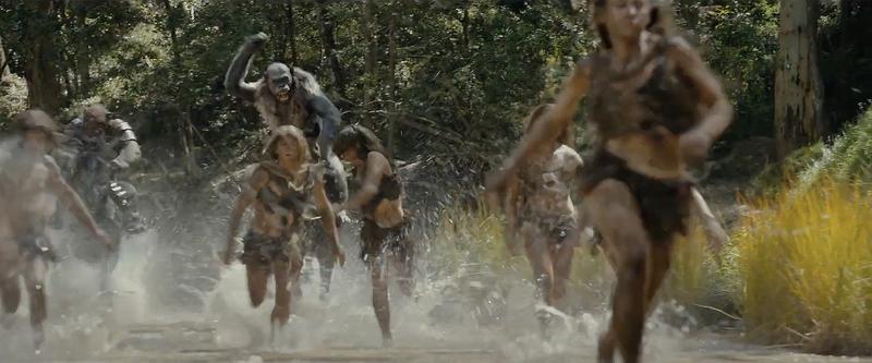Secventa din filmul „Kingdom of the Planet of the Apes”