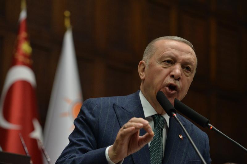 Recep Tayyip Erdogan, discurs în fața grupului parlamentar al AKP, în Marea Adunare Națională turcă, 15 mai 2024. 