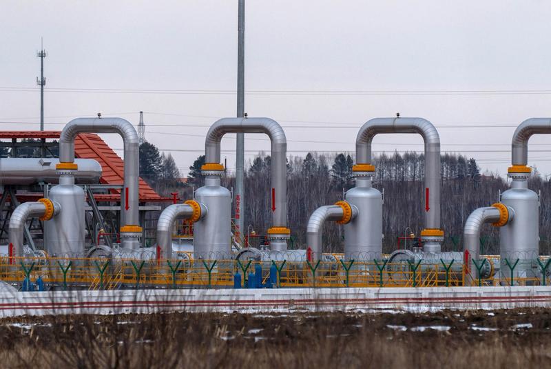 Tronson al gazoductului Power of Siberia pe teritoriul chinez