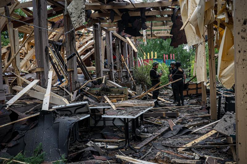 Război în Ucraina: Rușii au lovit un centru de recreere de lângă Harkov
