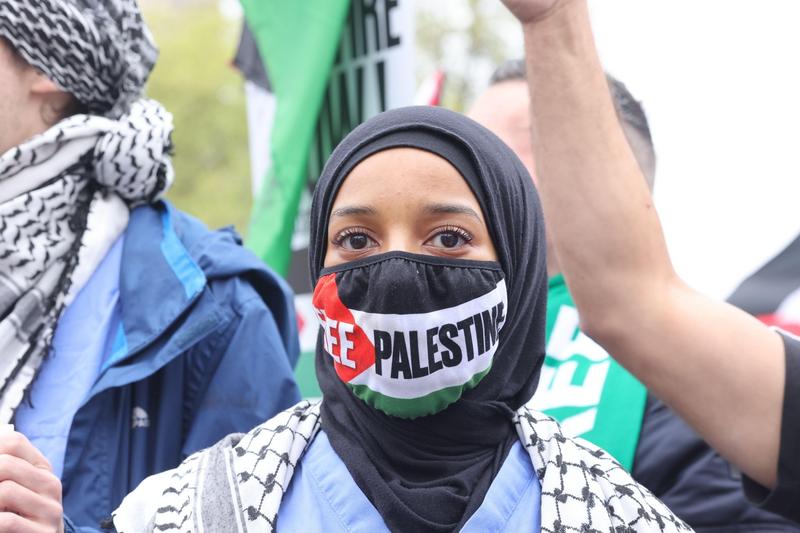 Protest pro-palestinian în Marea Britanie