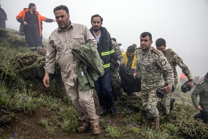 Operațiune de recuperare a cadavrelor victimelor accidentului aviatic din Iran