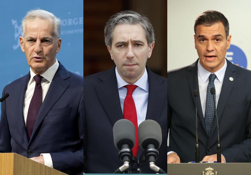 Premierii Norvegiei, Irlandei și Spaniei 
