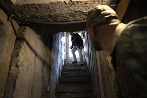 imagine ilustrativă cu un buncăr din Ucraina