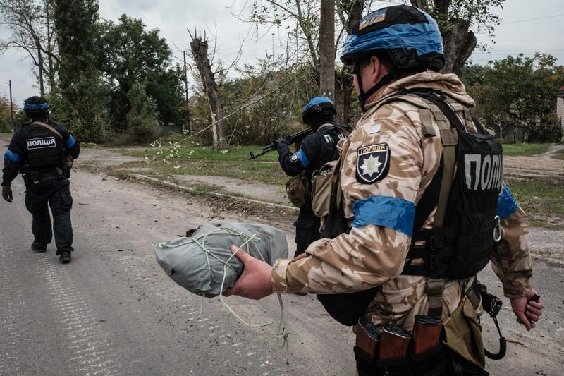 imagine ilustrativă cu poliția ucraineană