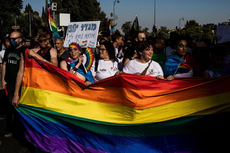 Parada anuală LGBTQ+ din Ierusalim, Israel, 2 iunie 2022