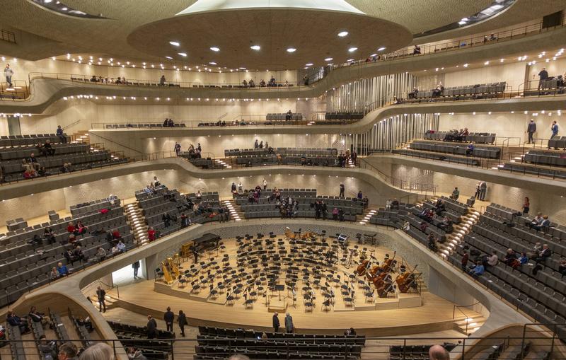 Sala de concerte a Elbphilharmonie din Hamburg