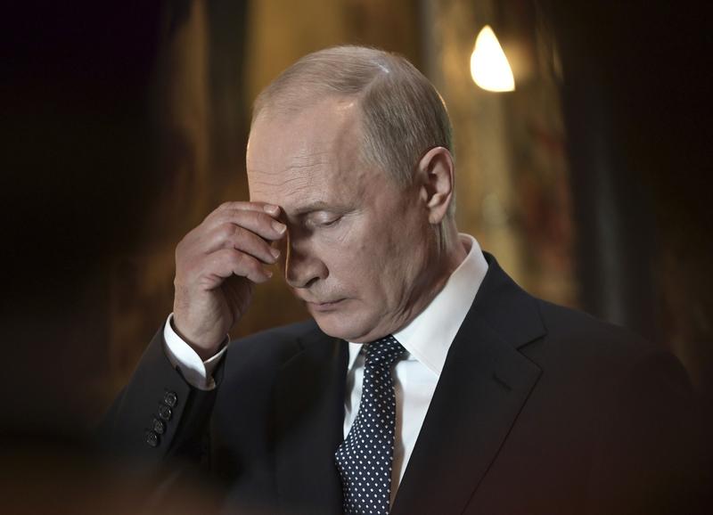 Vladimir Putin, după ceremonia de învestire din 2018