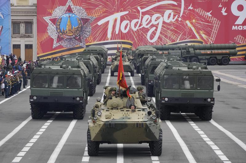 Pregătiri pentru parada militară de 9 Mai de la Moscova 