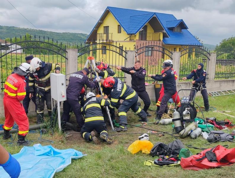 Intervenția pompierilor vasluieni în comuna Ștefan cel Mare