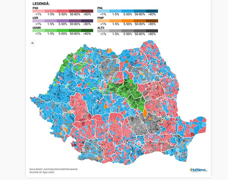 Rezultate la alegerile din 9 iunie