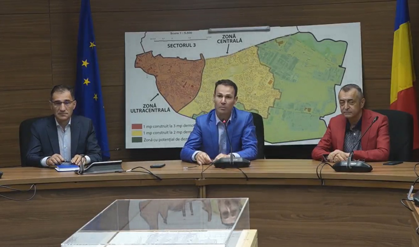 VIDEO Robert Negoiță vrea ca în zona centrală a orașului să se poată  construi doar dacă se demolează: 1 mp construit la 3 mp demolați -  HotNews.ro